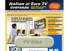 Tablet Screenshot of italiantv24.com